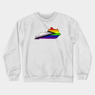 progress pride flag - Kentucky Crewneck Sweatshirt